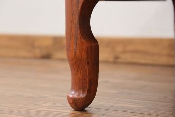 アンティーク家具　古民具・骨董 天板欅材一枚板!シンプルな座卓(テーブル)