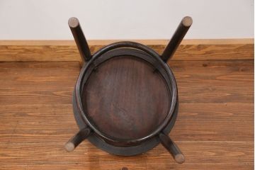 アンティーク家具　イギリスアンティーク 味わい深いスピンドルバック ベントウッドチェア(1)(椅子、イス)