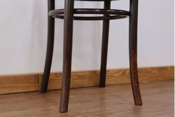 アンティーク家具　イギリスアンティーク 味わい深いスピンドルバック ベントウッドチェア(3)(椅子、イス)