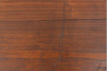 レトロ家具　昭和レトロ 古い木の時代箪笥ローボード(ローチェスト)