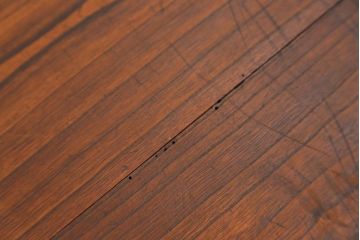 レトロ家具　昭和レトロ 古い木の時代箪笥ローボード(ローチェスト)