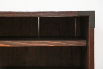 レトロ家具　昭和レトロ 古い木の時代箪笥ローボード(ローチェスト)