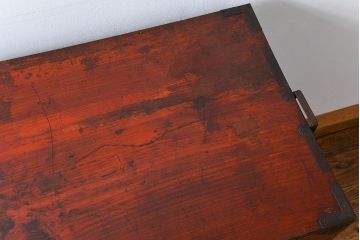 アンティーク家具　古民具・骨董 前面欅材　漆のキレイな仙台箪笥　(時代箪笥)