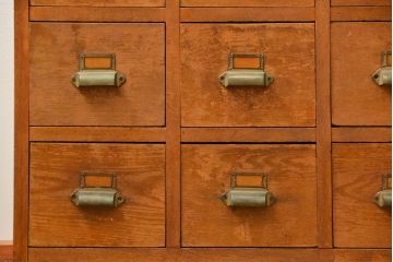 レトロ家具　アンティーク シンプルでレトロな25杯引き出し収納(薬箪笥、チェスト、ドロワー)