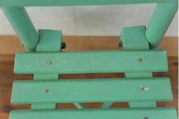 アンティーク家具　フランスアンティーク かわいいペイントキッズチェア(チャイルドチェア、椅子、イス、こども)