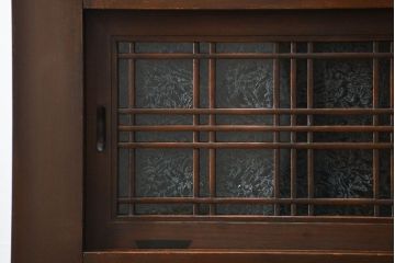 アンティーク家具　古民具・骨董 上手造りの美しい五尺水屋箪笥(昇り引き出し付き)(食器棚、収納棚)