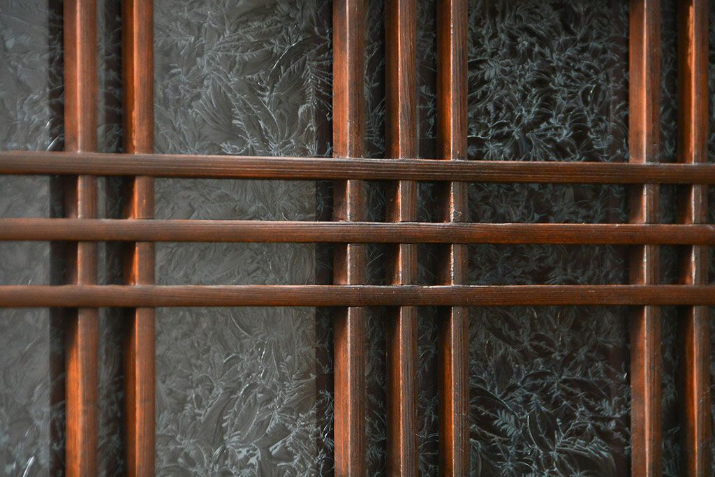 アンティーク家具　古民具・骨董 上手造りの美しい五尺水屋箪笥(昇り引き出し付き)(食器棚、収納棚)