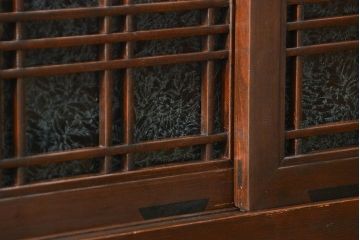 アンティーク家具　古民具・骨董 上手造りの美しい五尺水屋箪笥(昇り引き出し付き)(食器棚、収納棚)