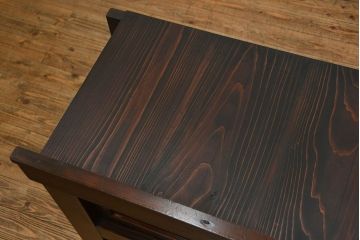 アンティーク家具　古民具・骨董 上手造りの美しい五尺水屋箪笥(昇り引き出し付き)(食器棚、収納棚)