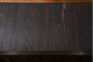 アンティーク家具　古民具・骨董 上手造りの美しい五尺水屋箪笥(昇り引き出し付き)(食器棚、収納棚)