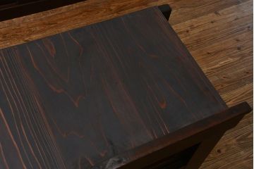 アンティーク家具　古民具・骨董 上手造りの美しい五尺水屋箪笥(昇り引き出し付き)(食器棚、収納棚)