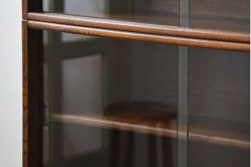 アンティーク家具　イギリスアンティーク シンプルなデザインのオーク材 スタッキングブックケース(1)(ガラスケース、本箱、収納棚)