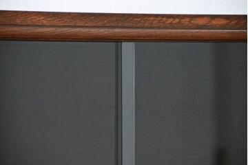 アンティーク家具　イギリスアンティーク シンプルなデザインのオーク材 スタッキングブックケース(2)(ガラスケース、本箱、収納棚)