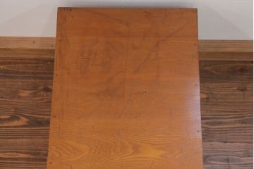 レトロ家具　昭和レトロ 古い木の大振りな小引き出し(チェスト、ドロワー)