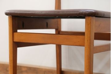 北欧家具 シンプルなデザイン　北欧ビンテージチェア2脚セット(1)(ミッドセンチュリー、椅子、イス)