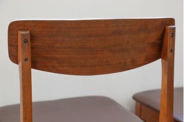 北欧家具 シンプルなデザイン　北欧ビンテージチェア2脚セット(1)(ミッドセンチュリー、椅子、イス)