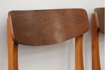 北欧家具 シンプルなデザイン　北欧ビンテージチェア2脚セット(2)(ミッドセンチュリー、椅子、イス)