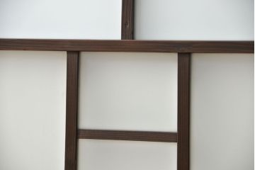 昭和レトロ　シンプルなすりガラス窓3枚セット(ガラス戸・引き戸)