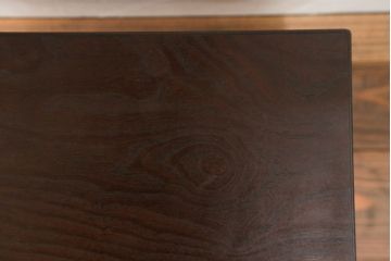 アンティーク雑貨　古民具・骨董 古い桑材の上質な透かし彫り　花台(サイドテーブル)