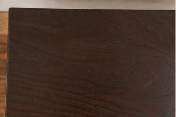 アンティーク雑貨　古民具・骨董 古い桑材の上質な透かし彫り　花台(サイドテーブル)