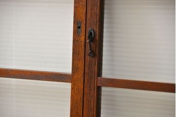 昭和レトロ シンプルなモールガラス引き戸4枚(窓ガラス・建具・ガラス戸)