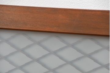 古民具・骨董 すりガラス入りの組子欄間1枚(明り取り)