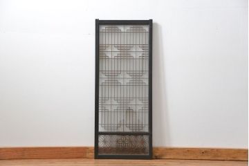 古民具・骨董 組子入りの書院ガラス戸1枚(引き戸)