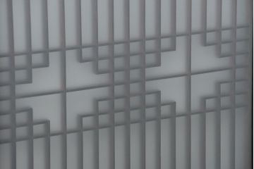 古民具・骨董 組子入りの書院ガラス戸1枚(引き戸)