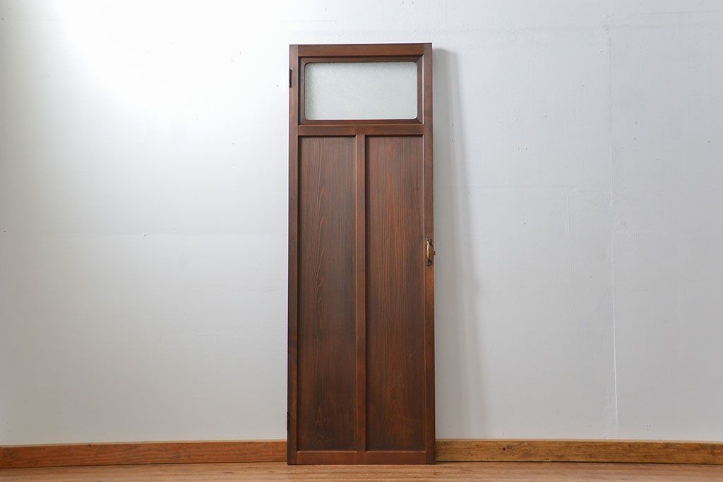 古民具・骨董 ダイヤガラス入りの上品な扉(2)(ドア)