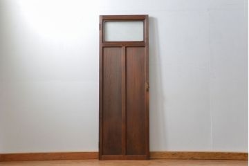 古民具・骨董 ダイヤガラス入りの上品な扉(2)(ドア)