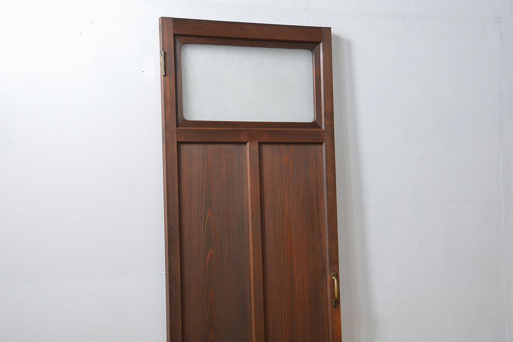 古民具・骨董 ダイヤガラス入りの上品な扉(2)(ドア)