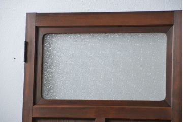 古民具・骨董 ダイヤガラス入りの上品な扉(2)(ドア)