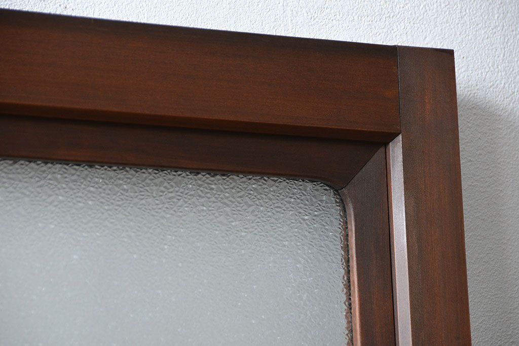 古民具・骨董 ダイヤガラス入りの上品な扉(2)(ドア)