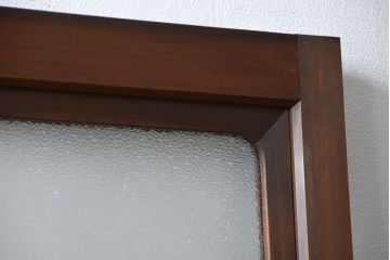 古民具・骨董 ダイヤガラス入りの上品な扉(2)(ドア)