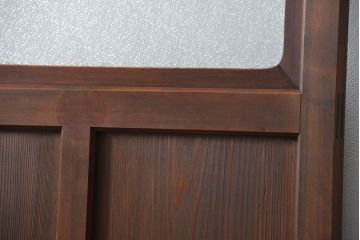 古民具・骨董 ダイヤガラス入りの上品な扉(2)(ドア)