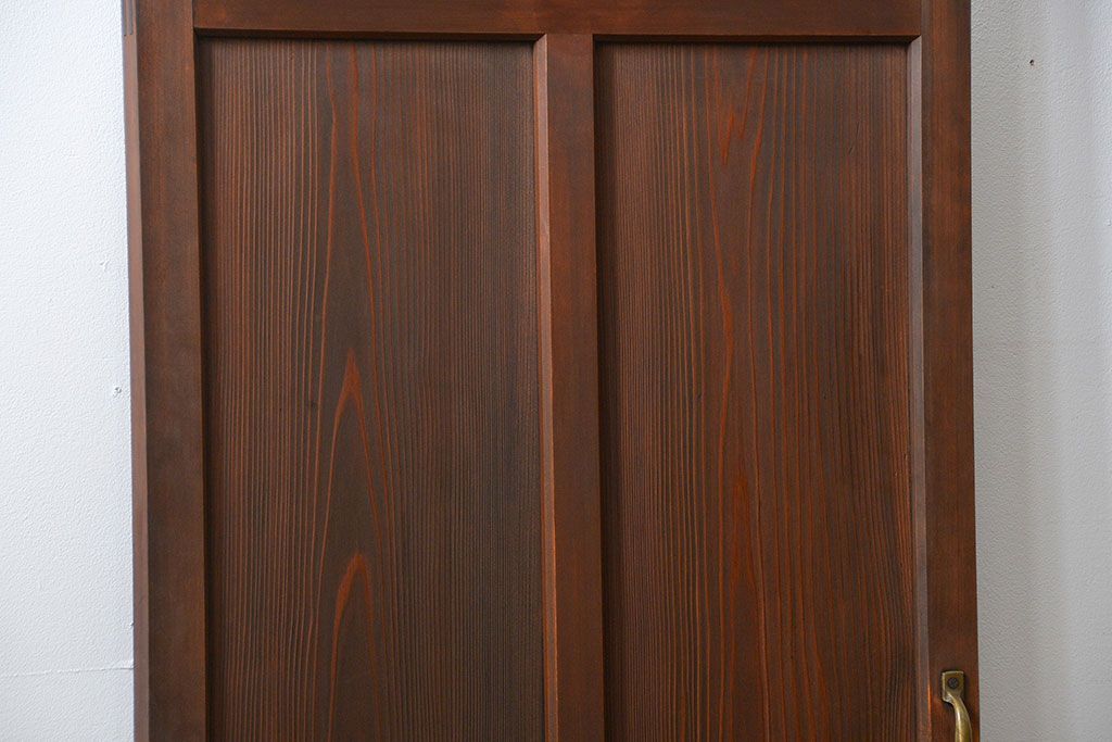 古民具・骨董 ダイヤガラス入りの上品な扉(2)(ドア)