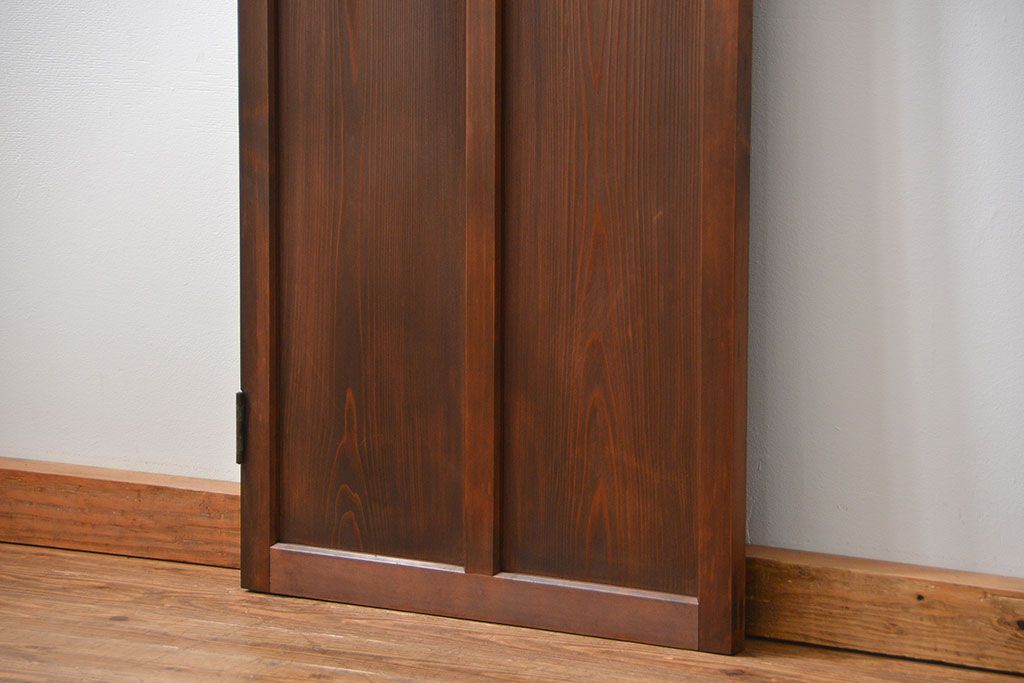 古民具・骨董 ダイヤガラス入りの上品な扉(2)(ドア)