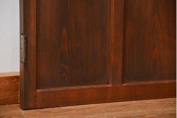 古民具・骨董 ダイヤガラス入りの上品な扉(2)(ドア)