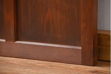 古民具・骨董 ダイヤガラス入りの上品な扉(2)(ドア)