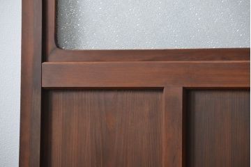 古民具・骨董 ダイヤガラス入りの上品な扉(2)(ドア)