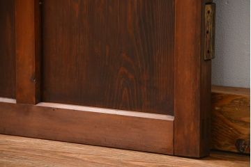 古民具・骨董 ダイヤガラス入りの上品な扉(2)(ドア)