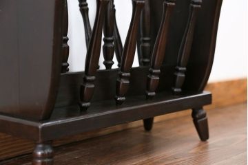 レトロ家具　昭和レトロ 1960年頃　シックなマガジンラック