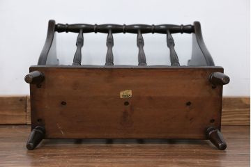 レトロ家具　昭和レトロ 1960年頃　シックなマガジンラック