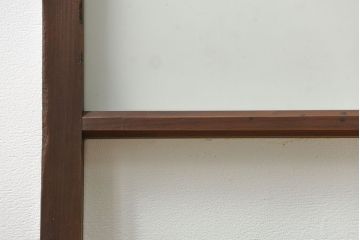 古民具・骨董 厚手でしっかりとしたガラス戸1枚 (窓、引き戸)