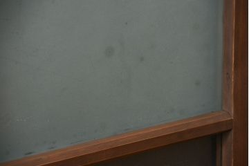 古民具・骨董 厚手でしっかりとしたガラス戸1枚 (窓、引き戸)