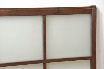 古民具・骨董 厚手でしっかりとしたガラス戸1枚 (窓、引き戸)