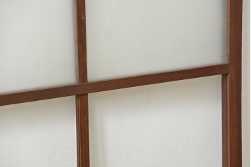 古民具・骨董 厚手でしっかりとしたガラス戸1枚 (窓、引き戸)