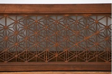 古民具・骨董 上質で繊細な組子欄間1枚(明り取り)
