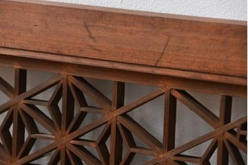 古民具・骨董 上質で繊細な組子欄間1枚(明り取り)