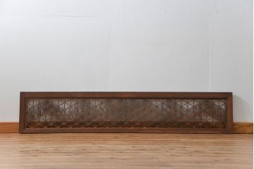 古民具・骨董 上質で繊細な組子欄間1枚(明り取り)